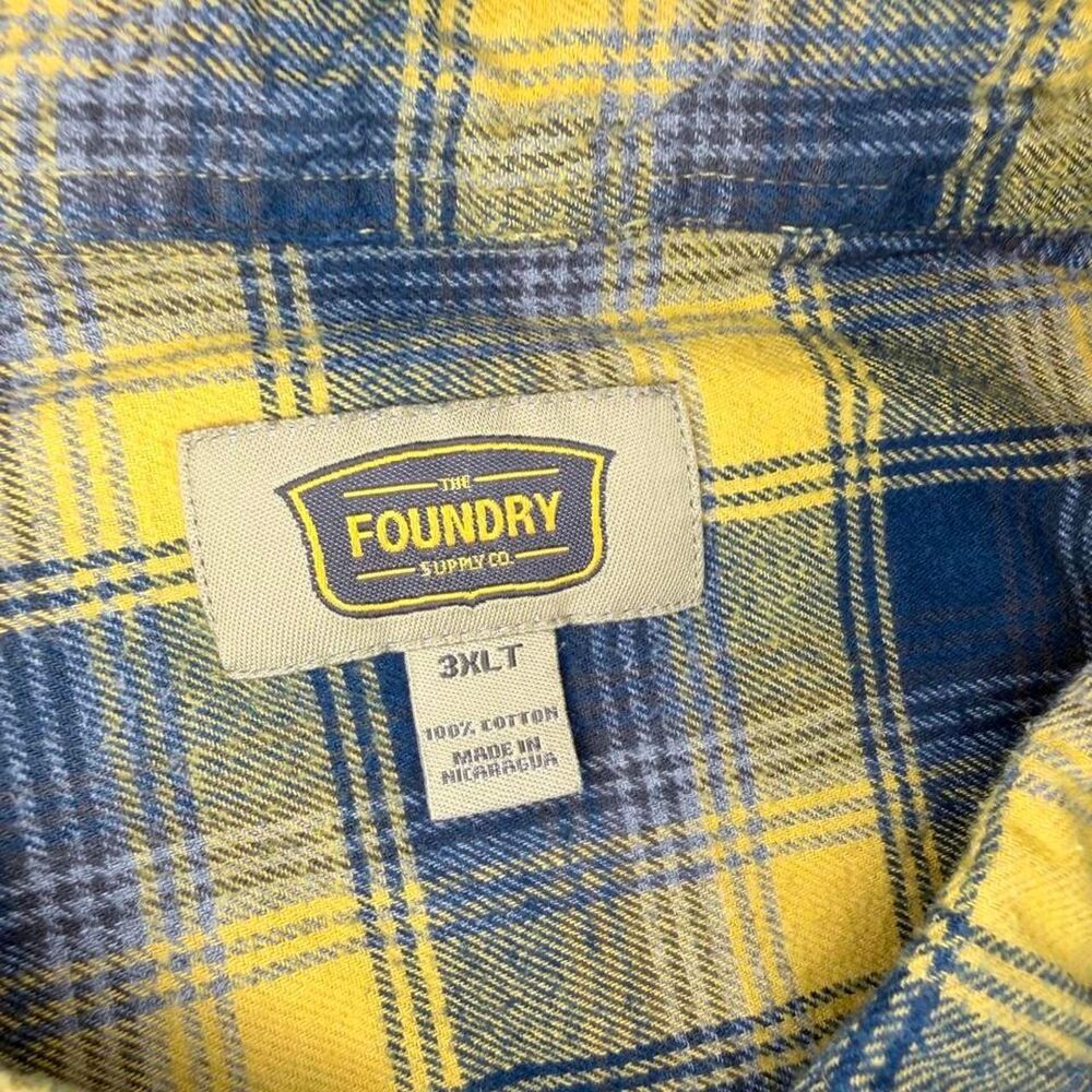 The Foundry Supply Co - Men's Flannel Shirt - Big and Tall